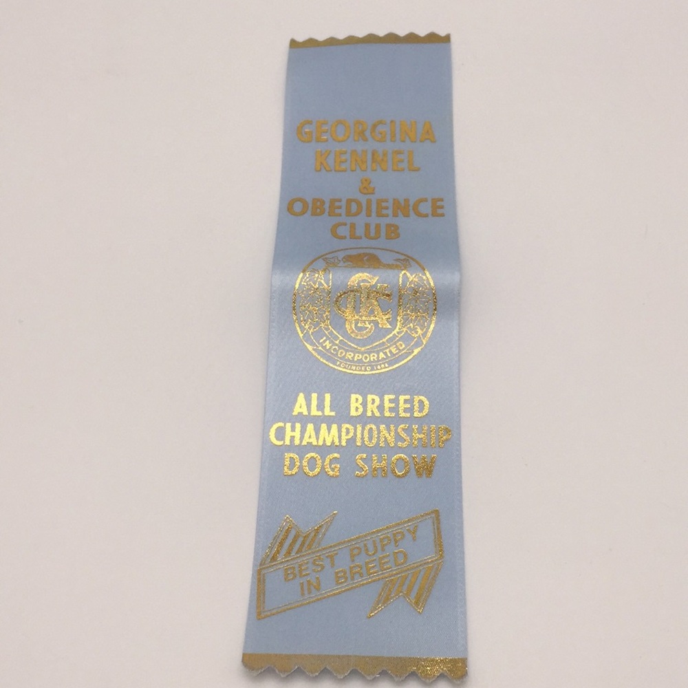 Georgina Kennel & Obedience Club Dog Show Ribbon